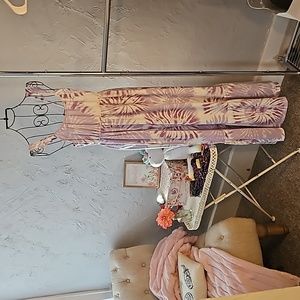 32 degree Cool tie die maxi dress. Size  L. 14/16.